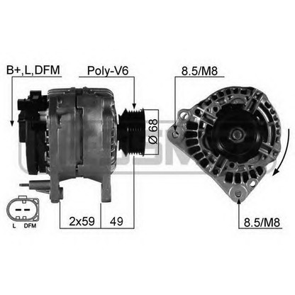 Foto Alternador ERA 210256