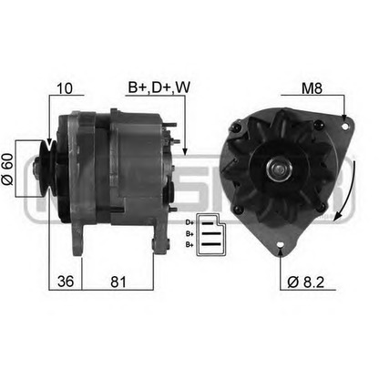 Zdjęcie Alternator ERA 210259