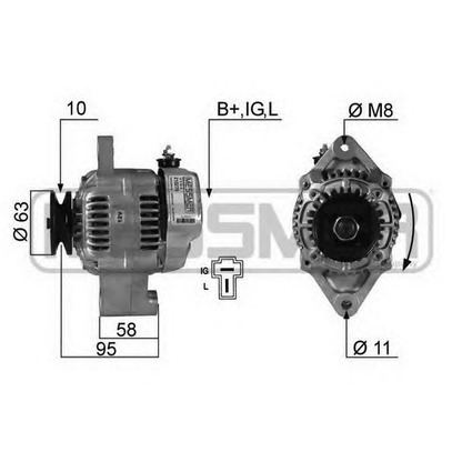 Photo Alternator ERA 210279