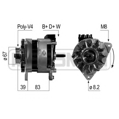 Foto Alternador ERA 210335