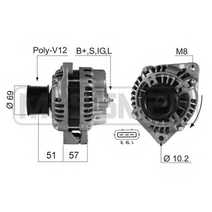 Zdjęcie Alternator ERA 210341