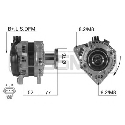 Foto Alternador ERA 210431