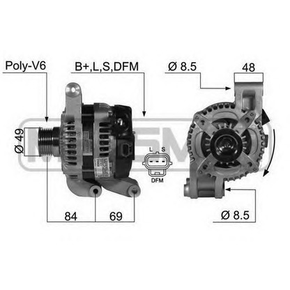 Foto Alternador ERA 210439