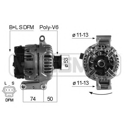 Photo Alternator Regulator ERA 210443