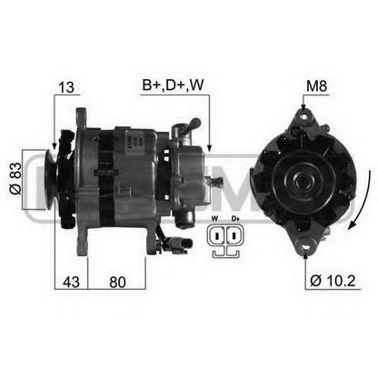 Foto Alternador ERA 210455