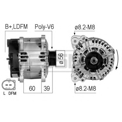 Foto Alternador ERA 210502