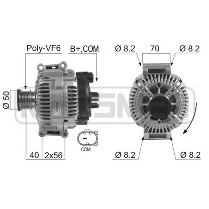 Foto Alternador ERA 210614