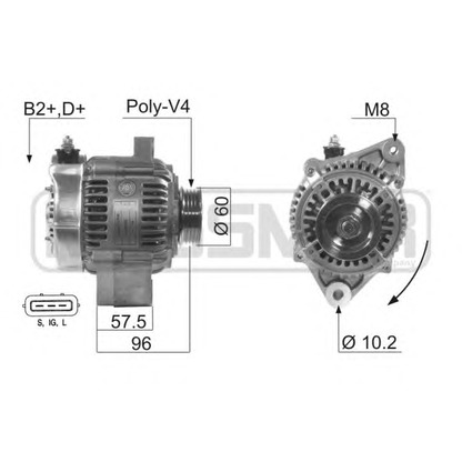 Foto Alternador ERA 210629