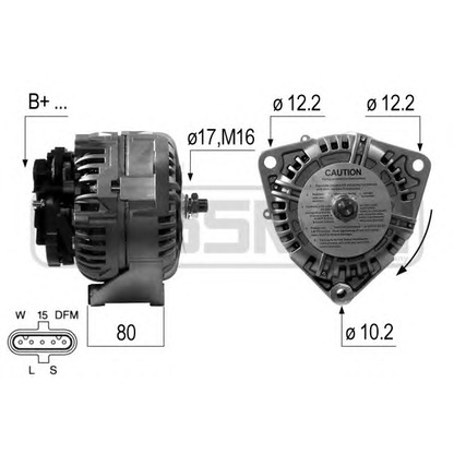 Zdjęcie Alternator ERA 210673