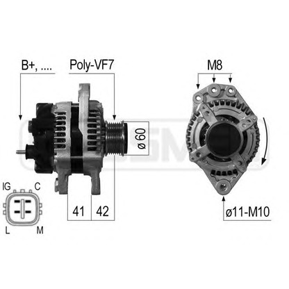 Zdjęcie Alternator ERA 210675