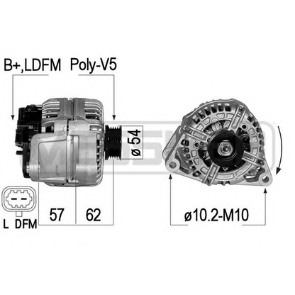 Photo Alternator Regulator ERA 210834