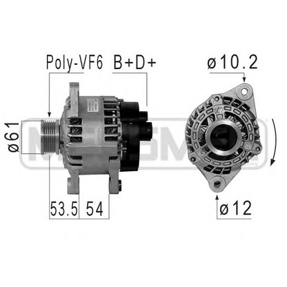 Zdjęcie Alternator ERA 210853