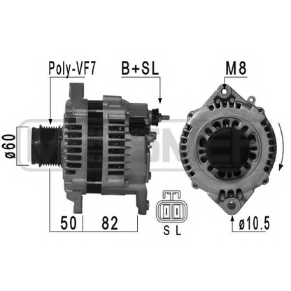 Foto Alternador ERA 210871