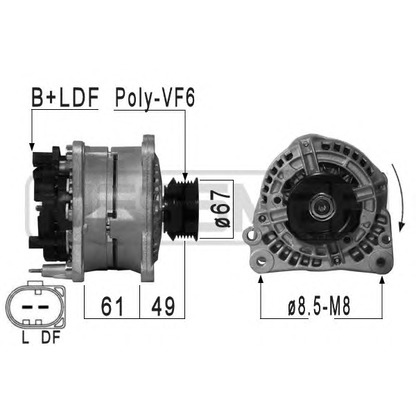 Zdjęcie Alternator ERA 210880