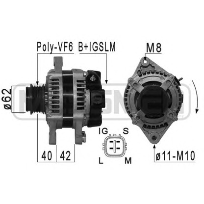 Foto Alternador ERA 210882