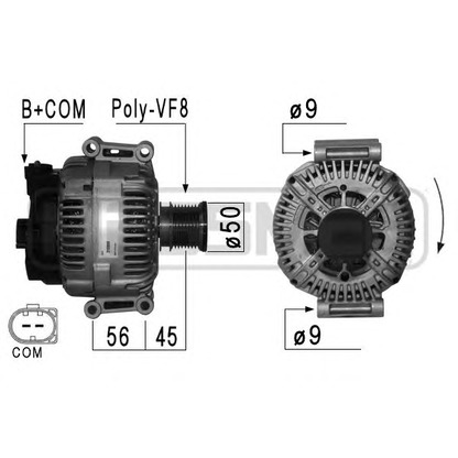 Foto Alternador ERA 210899