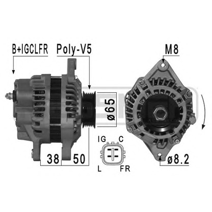 Zdjęcie Alternator ERA 210956