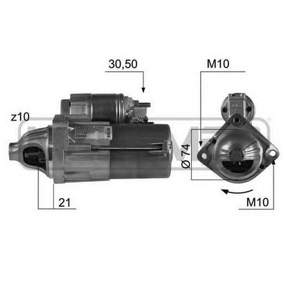 Foto Motor de arranque ERA 220443