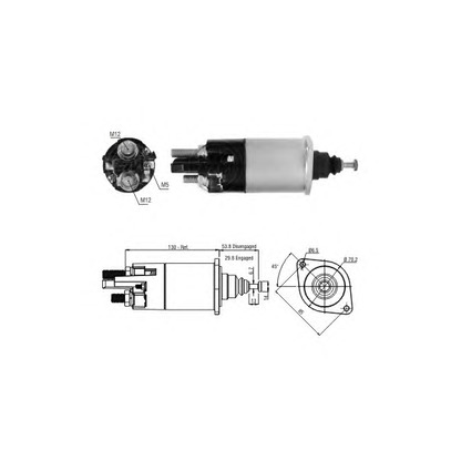 Photo Solenoid Switch, starter ERA 227124