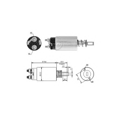 Foto Elettromagnete, Motore d'avviamento ERA 227144