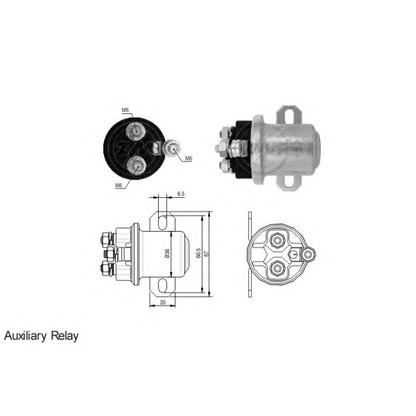 Photo Solenoid Switch, starter ERA 227222