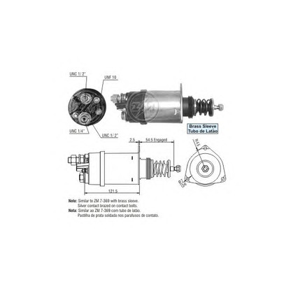 Photo Solenoid Switch, starter ERA 227252