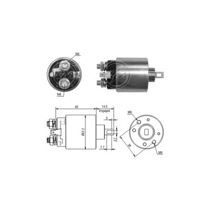 Foto Elettromagnete, Motore d'avviamento ERA 227256