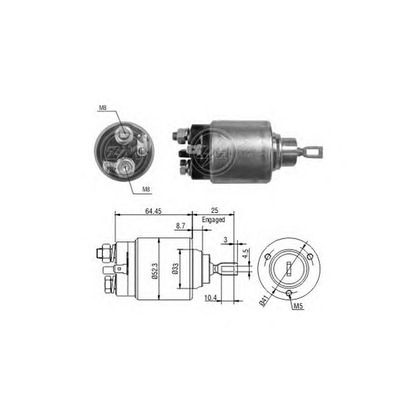 Photo Solenoid Switch, starter ERA 227261