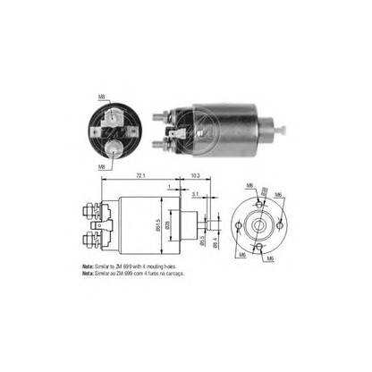 Foto Elettromagnete, Motore d'avviamento ERA 227348