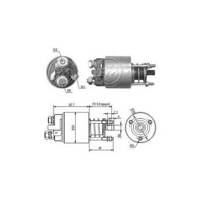 Zdjęcie Włącznik elektromagnetyczny, rozrusznik ERA 227439