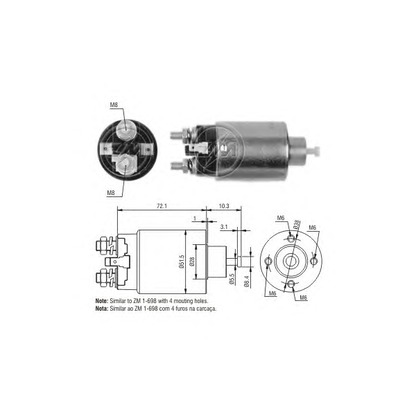 Foto Motor de arranque ERA 227480