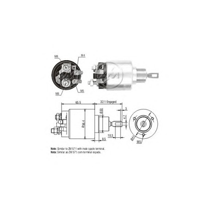 Foto Elettromagnete, Motore d'avviamento ERA 227502