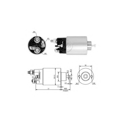 Foto Elettromagnete, Motore d'avviamento ERA 227533