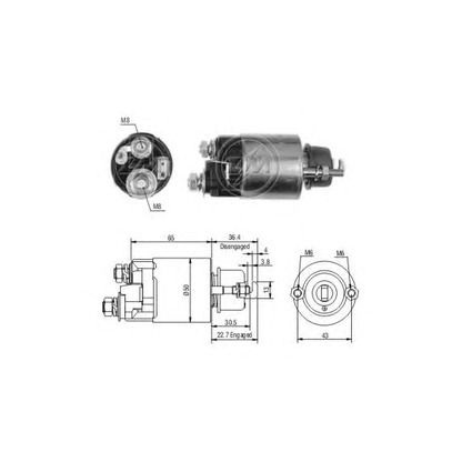 Foto Elettromagnete, Motore d'avviamento ERA 227677