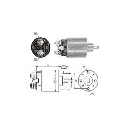 Photo Solenoid Switch, starter ERA 227687