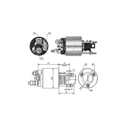 Zdjęcie Włącznik elektromagnetyczny, rozrusznik ERA 227742