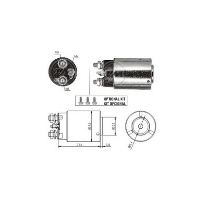 Photo Solenoid Switch, starter ERA 227821