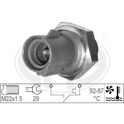 Photo Temperature Switch, radiator fan ERA 330182