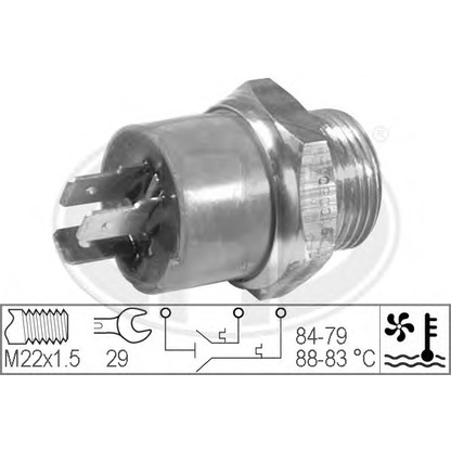 Foto Termocontatto, Ventola radiatore ERA 330267