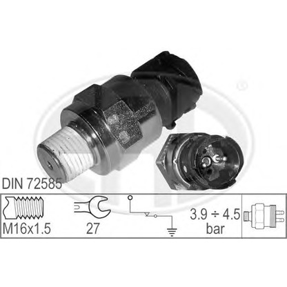 Zdjęcie Przełącznik cisnieniowy, hydraulika hamulcowa ERA 330405