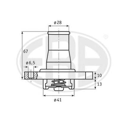 Photo Thermostat, coolant ERA 350000