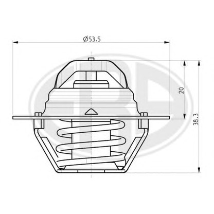 Photo Thermostat, coolant ERA 350007