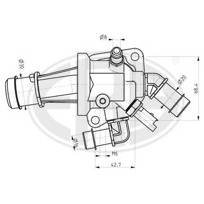 Zdjęcie Termostat, żrodek chłodzący ERA 350011