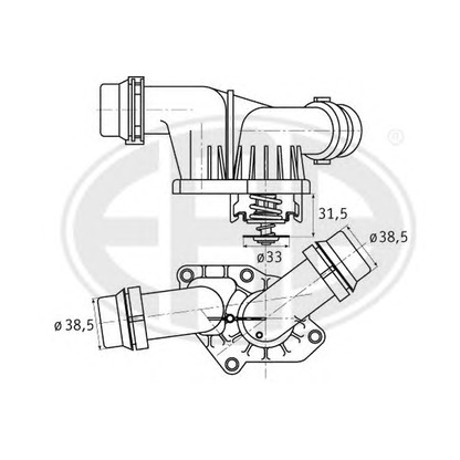 Zdjęcie Termostat, żrodek chłodzący ERA 350064