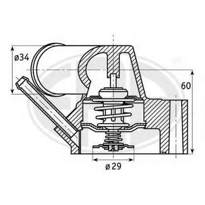 Photo Thermostat, coolant ERA 350085