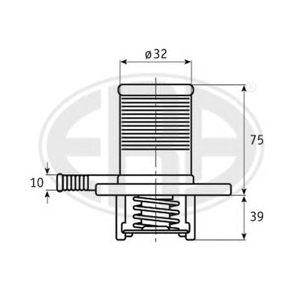 Photo Thermostat, coolant ERA 350096