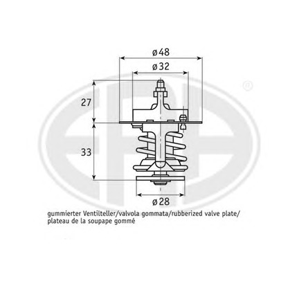 Foto Termostato, Refrigerante ERA 350119