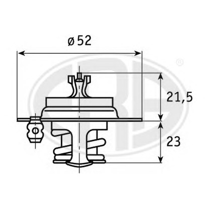 Photo Thermostat, coolant ERA 350124