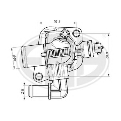 Foto Thermostat, Kühlmittel ERA 350144