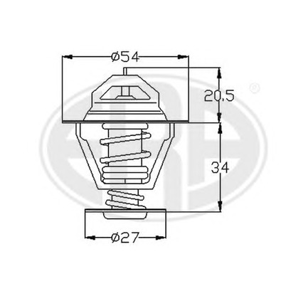 Foto Thermostat, Kühlmittel ERA 350241